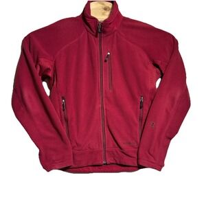 Vintage Patagonia USA Regulator Full Zip Fleece Polartec Jacket Women Medium Red